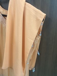 Bebo style Peach Kurta Set