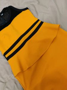 Stylish Yellow Party Dress For Women😍💛👑💘
