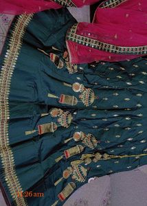 Beautiful Heavy Girlish Wedding Lehnga In Green💫