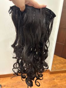Clip-in Black Curly Hair Extension