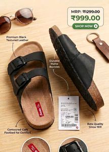 Bata Leather Sandal