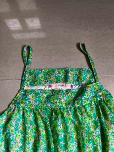 Green Floral Dress