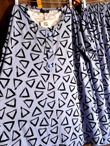 Co-ords Triangle Print Pajama Set or night suit