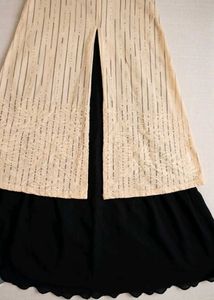 Elegant Striped Gown Dress