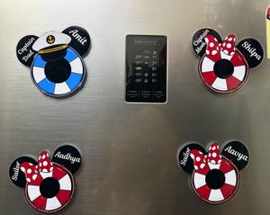Custom Mickey Minnie Fridge Magnets