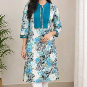 Floral Print Kurta