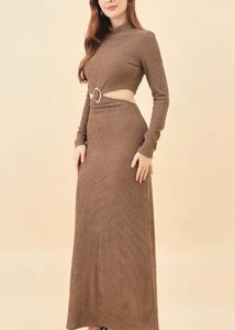 Chic Cut-Out Maxi Dress