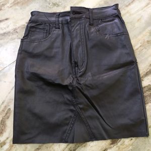 Leather Mini Skirt