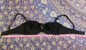 Sexy Black Lace Non Padded Bra With Wiring