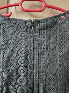 Code by Lifestyle Black Lace V-Neck Dress