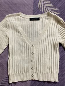 White Crop Top Nice Febric