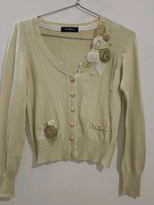 Flower Design Sweater