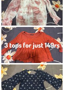 Bundle of 3 Trendy Tops