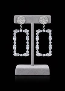 Rhinestone Drop Earrings