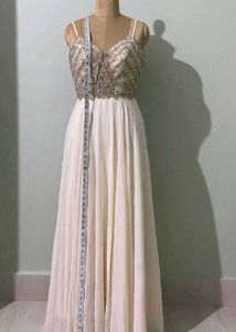 Aspeed Designer Beige Ball Gown /Prom dress