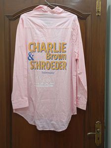 Chic Pink Button-Up Shirt