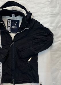 Superdry Black Hooded Jacket