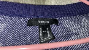 Cute floral purple cardigan