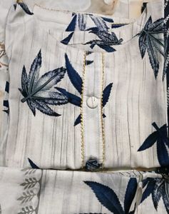 Leaf Print Suit 3 Piece