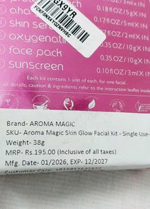 Aroma Magic Skin Glow Facial Kit