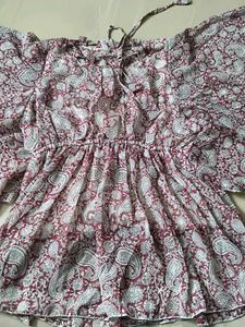 Boho Paisley Print Tunic Top