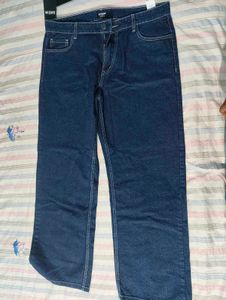 Dark Wash Straight Leg Jeans