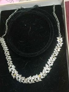 Sparkling Bridal Jewellery Set silver and golden