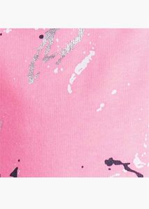 Cherry Crumble Girls Pink Paint Splash Sweatshirt