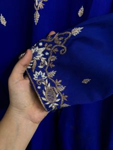 Royal Blue Embroidered Kurta