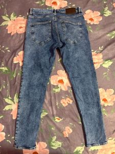 Acid Wash Slim Fit Jeans