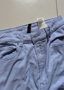 H&amp;M Blue wide twill jeans