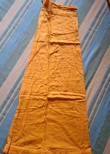 Elegant Yellow Saree with Border