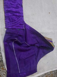 Vibrant Purple Embroidered Blouse