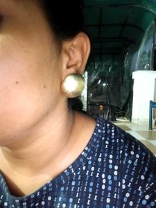 Golden Ball Earrings