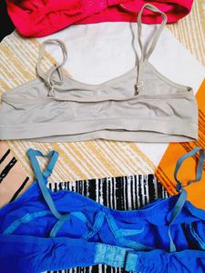 Set of 4 Colorful Bras