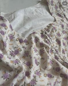 Floral Puff Sleeve Mini Dress