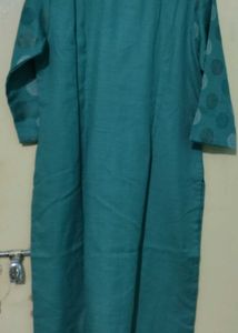 Elegant Green Printed Kurta