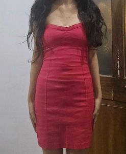 Charming Red Strapless Dress
