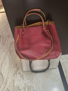 Stylish Red Tote Bag