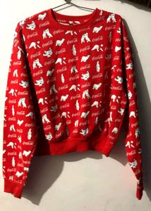 Red Coca-Cola Sweatshirt