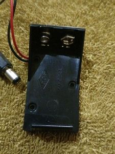 9V Battery Holder With DC Jack