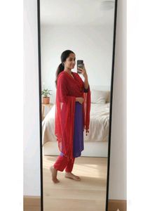 Purple woolen Ethnic Kurta