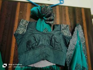 Women And Girls Sea Green Saree