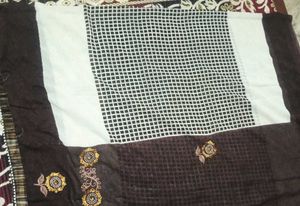 Elegant Brown Saree Blouse