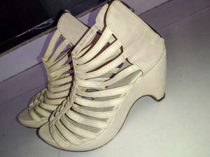 Wedge Sandal Beige