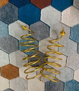 Spiral Drop Earrings