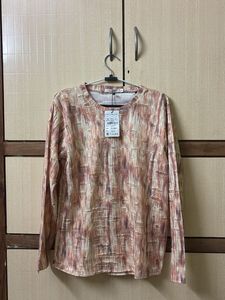 Patterned Long Sleeve T-Shirt