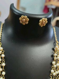 Elegant Multi-Layer Pearl Necklace Set
