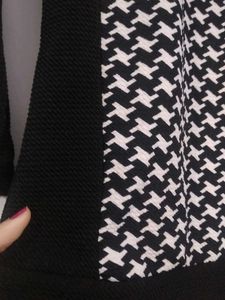 Houndstooth Pattern Top