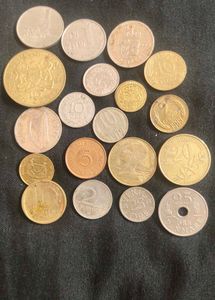 foreign coin 19 pcs